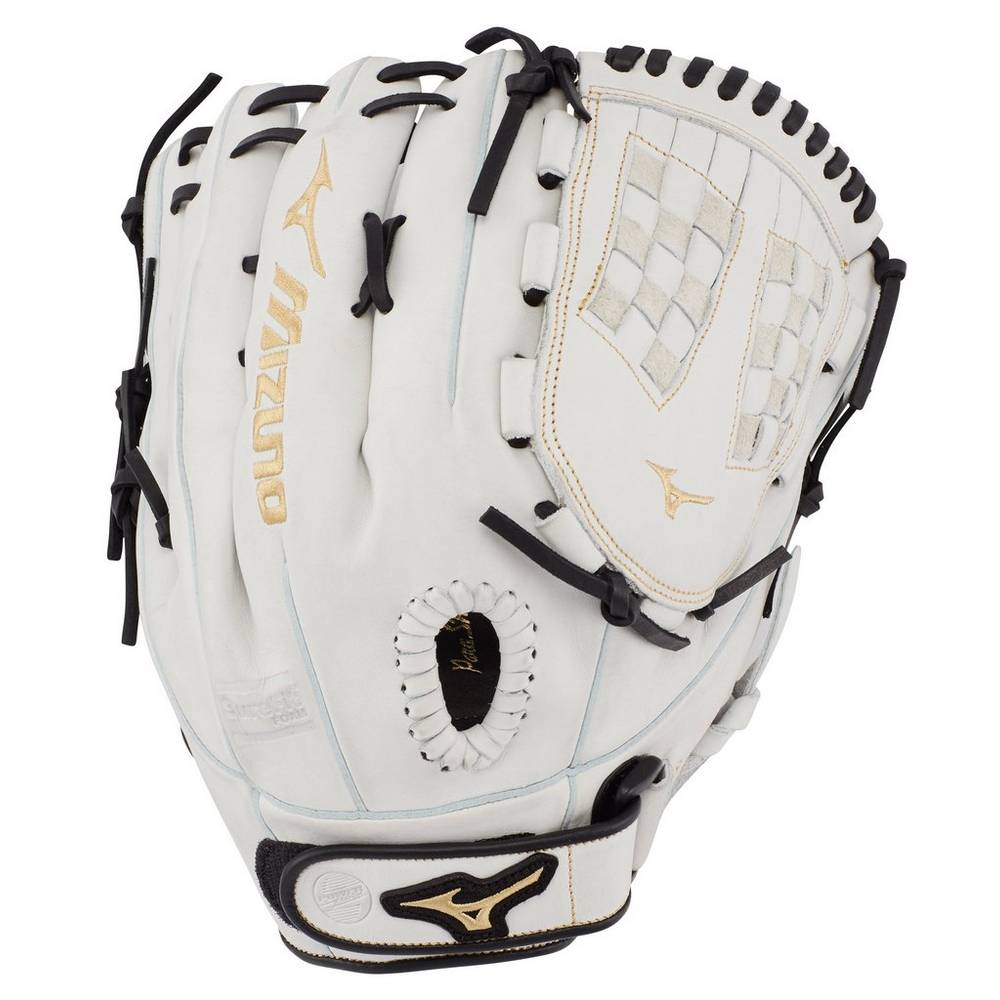 Guantes Mizuno MVP Prime Fastpitch 12.5" Mujer Blancas/Negras Comprar YSLJ-85647